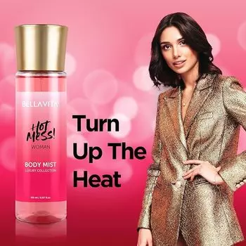 Bella Vita Luxury Hot Mess Woman Body Spray Mist Духи стойкий аромат, 150 мл 150 ml