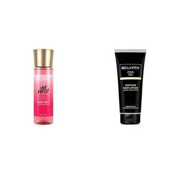 Bella Vita Luxury Hot Mess женский спрей для тела с цитрусовым мандарином, маракуйей, розой и мускусом, стойкий аромат 150 мл, парфюмированный лосьон для тела