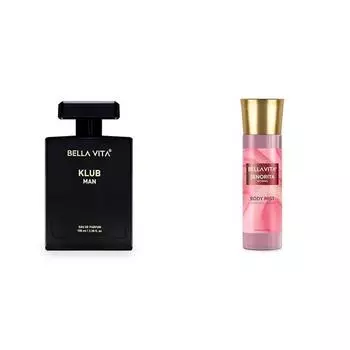 Bella Vita Luxury Klub Men Eau De Parfum Liquid Senorita Women Body Spray Mist Perfum for Refreshing Floral with Mint 150 мл