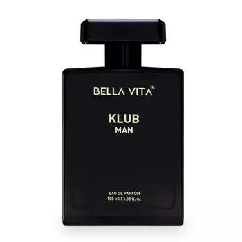 Bella Vita Luxury Klub Men Eau De Parfum Жидкие духи с лимоном, розой и ванилью | Мускусный пряный стойкий премиальный аромат EDP Свежий аромат