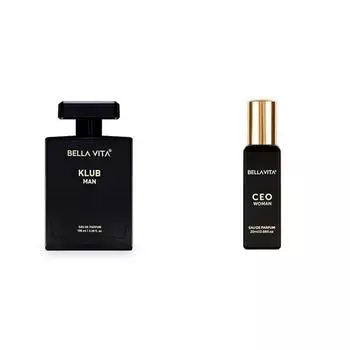 Bella Vita Luxury Klub Men Eau De Parfum Liquid Ceo Woman Eau De Parfum Liquid Perfum With Bergamot Tonka & Fruity Fragrance Scent Scent For Women 20ML