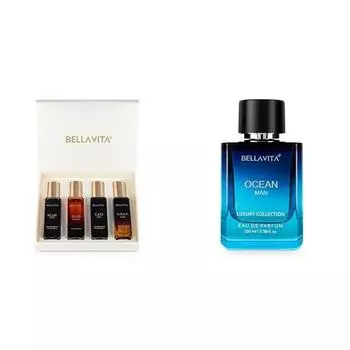 Bella Vita Luxury Man 4 x 20 мл с парфюмированной водой KLUB OUD CEO GOAT Woody Citrusy Men Ocean Aquatic