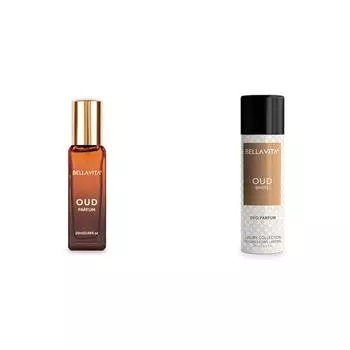 Bella Vita Luxury OUD PARFUM Intense Unisex OUD WHITE No Gas Body Deodorant Parfum для мужчин с апельсиновой фрезией и стойкими духами для тела