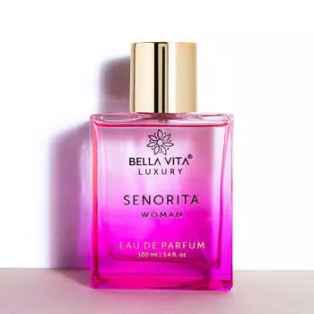 Bella Vita Luxury Senorita Eau De Parfum Парфюм для женщин с нотами юзу, лотоса, магнолии и мускуса | Свежий и фруктовый стойкий аромат EDP, 100 мл