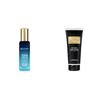 Bella Vita Luxury Skai Aquatic Unisex Eau De Cologne KLUB Man Body Perfume Lotion для питания, увлажнения, мягкости, эластичности и здоровья кожи, 200 мл