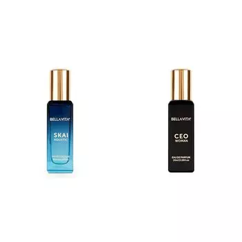 Bella Vita Luxury Skai Aquatic Unisex Eau De Cologne Ceo Woman, жидкие духи с бергамотом, тонка и ванильюПремиальный стойкий аромат для женщин 20 мл