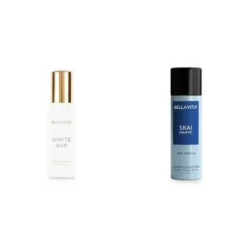 Bella Vita Luxury White Oud Unisex Eau De Parfum SKAI AQUATIC No Gas Deodorant Body Parfum для мужчин с бергамотом, ананасом, лавандой