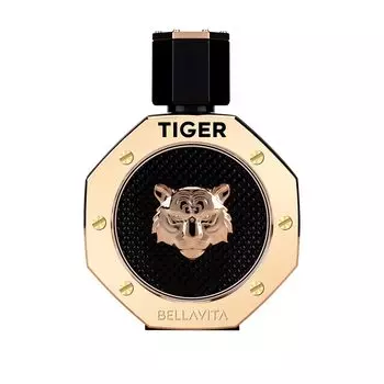 BELLAVITA TIGER Man Eau De Parfum с бергамотом, розовым перцем, пачули, лавандой, агаровым деревом и удом | Премиум, стойкий древесный аромат для мужчин, 100 мл 100 ML