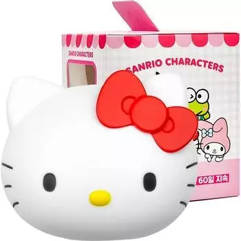Belle Ament Sanrio Hello Kitty Big Face многоразовый автомобильный освежитель воздуха, Midsummer Night, 1 набор, популярный персонаж в Корее