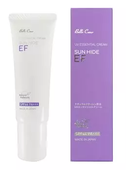 Belle Cool Institute Sunhide Cream EF 35 г Содержит фуллерен Солнцезащитный крем Основа под макияж Сыворотка УФ-крем для красоты бежевый