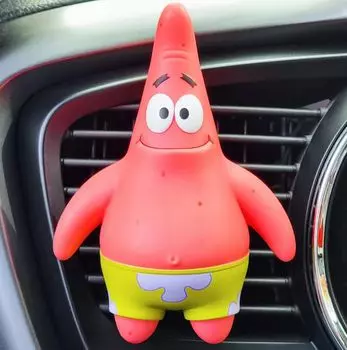 [BelleaMant] Губка Боб персонаж автомобильный освежитель воздуха вентиляционный диффузор Патрик Стар Floral Flower (Strength: 5)