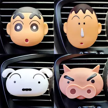 [BelleaMant] Карандаш Шин-тян Персонаж Большое Лицо Автомобильный Освежитель Воздуха Вентиляционный Диффузор Buri Buri Mon Fresh Cotton (Strength: 4)
