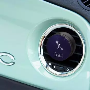 [BelleaMant] Освежитель воздуха для автомобиля Zodiac Metal Vent Type Рак White Musk (Intensity: 2)