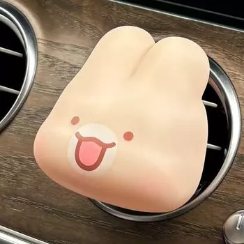 [BelleaMant] Шуя Тоя Большой Персонаж Освежитель Воздуха В Воздуховод Диффузор Для Автомобиля Тоя White Musk (Intensity: 2)