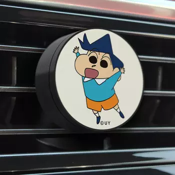 [BelleaMant] Yahoo Crayon Shin-chan Friends Освежитель воздуха в машине Персонаж Металлический дефлектор Тип Бу Сузуки Black Cherry (Intensity: 5)