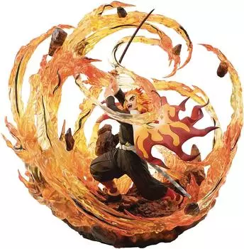 BellFine Убийца демонов: Кимэцу но Яиба Ренгоку Кёдзюро DX версия. Масштаб 18, готовая фигурка из ПВХ, окрашенная BF117