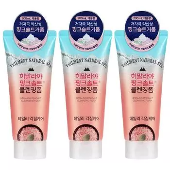 Bellman Natural Spa Гималайская розовая соль очищающая пена, 200 мл, 3 шт.