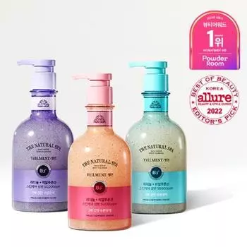 Bellman Natural Spa Moisture Glow Скраб для умывания 400 мл 6 видов, выберите 1 Lime & Basil