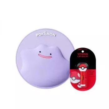 Bellman Pokemon UV Sun Cushion Metamon 15G Special Poke Ball Figure Lip Balm 4.5g, 1 piece