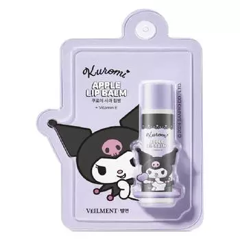 Bellman Sanrio Kuromi Green Lip Balm, 4,5 г, 1 шт., со вкусом яблока
