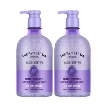 Bellman Spa Moisture Glow Слабокислотный скраб для душа с ароматом жасмина, 580 мл, 2 шт.