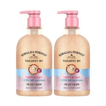 Bellman Spa Moisture Glow Слабокислотный скраб для тела с гималайской розовой солью, 580 мл, 2 шт.