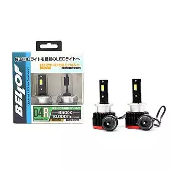 BELLOF LED Headlight Genuine Replacement Bulb 6500K Optimal LED Performance Ver.2 (D4R) D4R