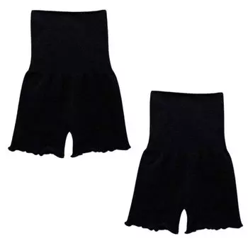Belly Body Heat Cold Cold Комплект из 2 шт. для взрослых [ideastore] Штаны, теплые, удержание, защита, защита, (черный)