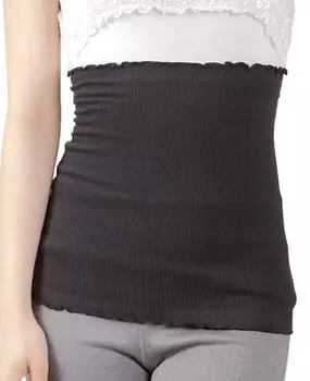 Belly Pregnant Made in Japan [fuwarism] Женский бандаж, Хлопок, Тонкий, Хлопок, Тепло, Беременность, Женщины, Материнство, (МЛ, Черный)