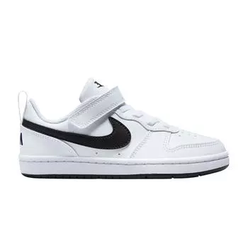 Бело-черные детские кроссовки Nike Court Borough Low Recraft PS DV5457-104 28
