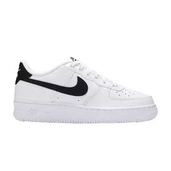 Бело-черные кроссовки Nike Air Force 1 GS CT3839-100