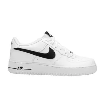 Бело-черные кроссовки Nike Air Force 1 GS CT7724-100