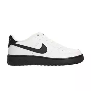Бело-черные кроссовки Nike Air Force 1 GS CV7663-101