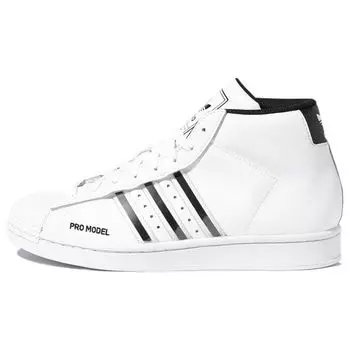 Бело-черные кроссовки унисекс adidas Pro Model FX7821 36