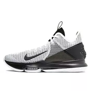 Бело-черные кроссовки унисекс Nike LeBron Witness 4 EP CD0188-101