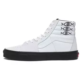 Бело-черные кроссовки унисекс Vans Shallowtree x Sk8-Hi VN0A4BV6T0Y