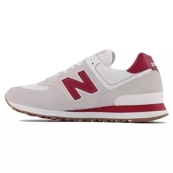 Бело-красные кроссовки унисекс New Balance 574v2 ML574TE2 41.5
