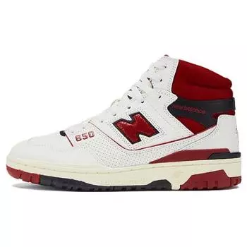 Бело-красные кроссовки унисекс New Balance Aim Leon Dore x 650R BB650RE1 42