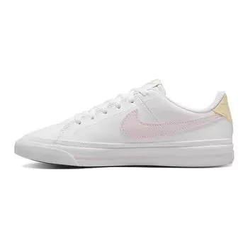 Детские кроссовки Nike Court Legacy GS Белые Розовый пеноматериал Кунжутный Медовая дыня DA5380-115 35.5