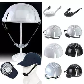 Бело-серая подкладка защитного шлема Креативная полиэтиленовая легкая рабочая безопасная защитная шапка Удобная бейсболка со вставкой фуражка