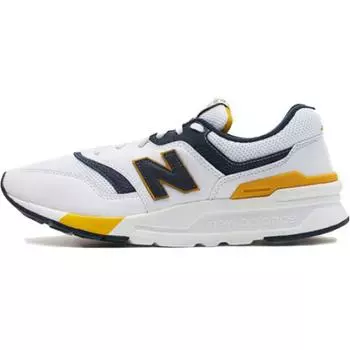 Бело-темно-синие кроссовки унисекс New Balance 997H CM997HDL