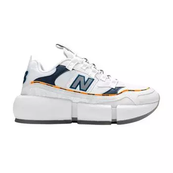 Бело-темно-синие кроссовки унисекс New Balance Jaden Smith x Vision Racer MSVRCJSG