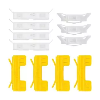 Бело-желтые молдинги для крыши лобового стекла 6,2 см X 2,7 см 7 см X 1,5 см