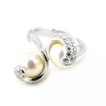 Белое кольцо Sissi