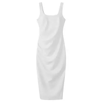 Белое летнее платье-слинг Luna7xi Moonlight White S