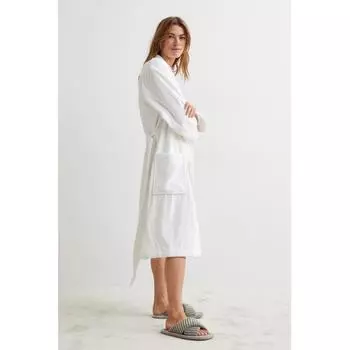 Белое махровое банное платье H&M S/M/T