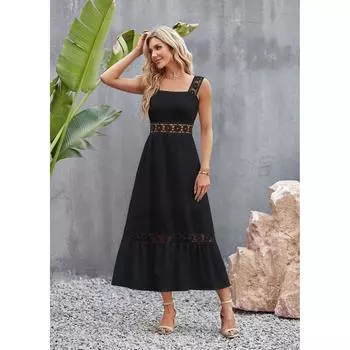 Белое платье в стиле бохо, женское сексуальное платье миди, женское открытое элегантное пляжное платье с открытыми плечами, женское модное платье с квадратным воротником XXL белый