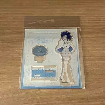 Белое пончо Im Star Marine на акриловой подставке Aikatsu Aoi Winter Tsutaya