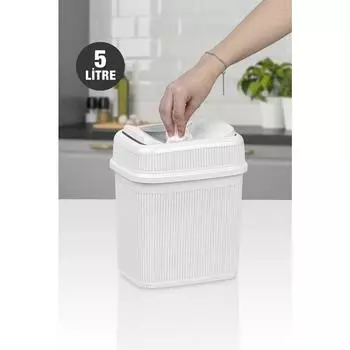 Белое шнуровое полицейское ведро на 5 л.