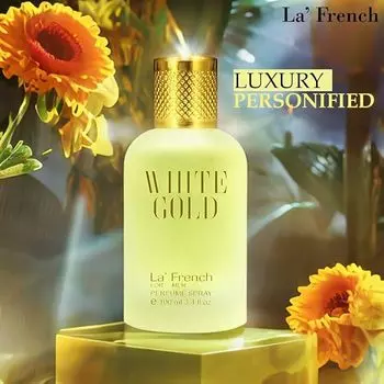 Белое Золото Духи для Мужчин - 100мл | Парфюмерная вода | Стойкий аромат премиум-класса 100 ml
